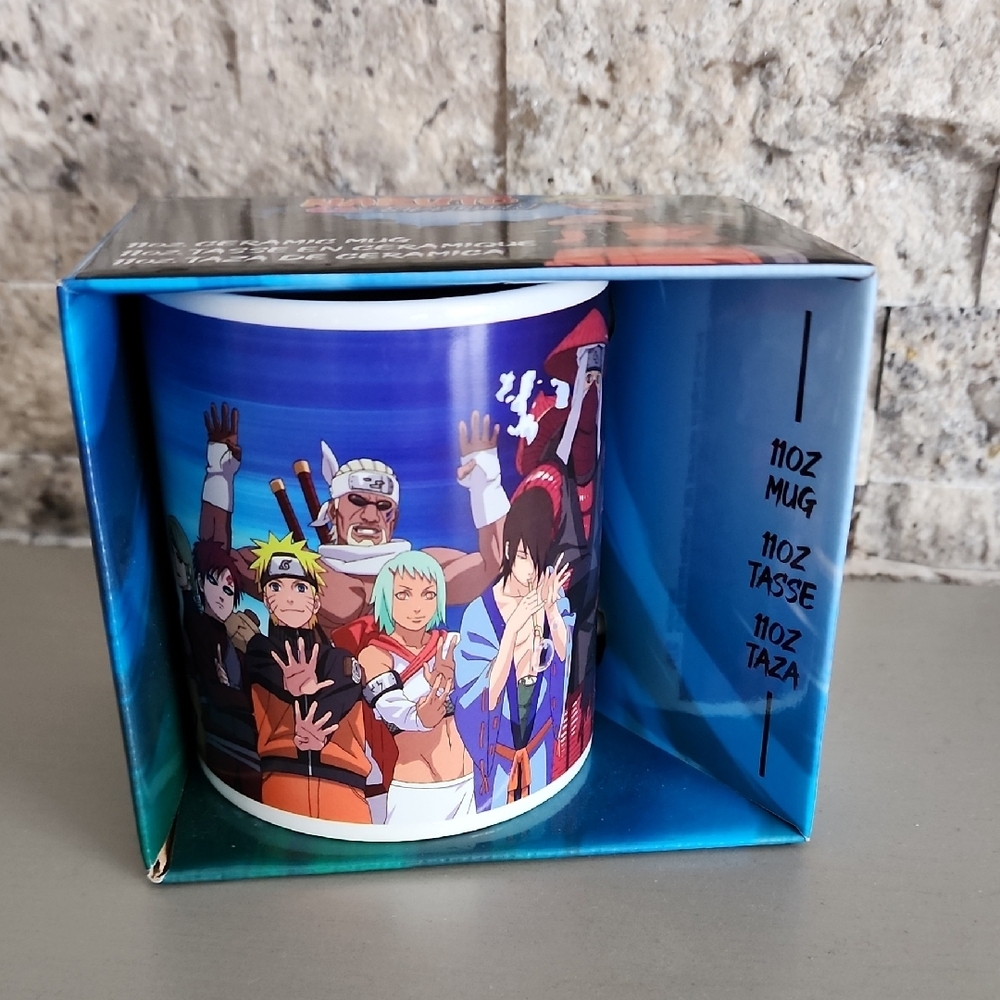 Naruto Anime Character Mug Brand New